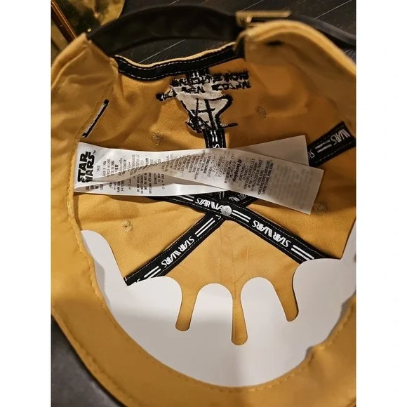 Disney Brown Star Wars 45th Anniversary Concept Series Cap Cotton Hat 3 Pin Back - Picture 11 of 12